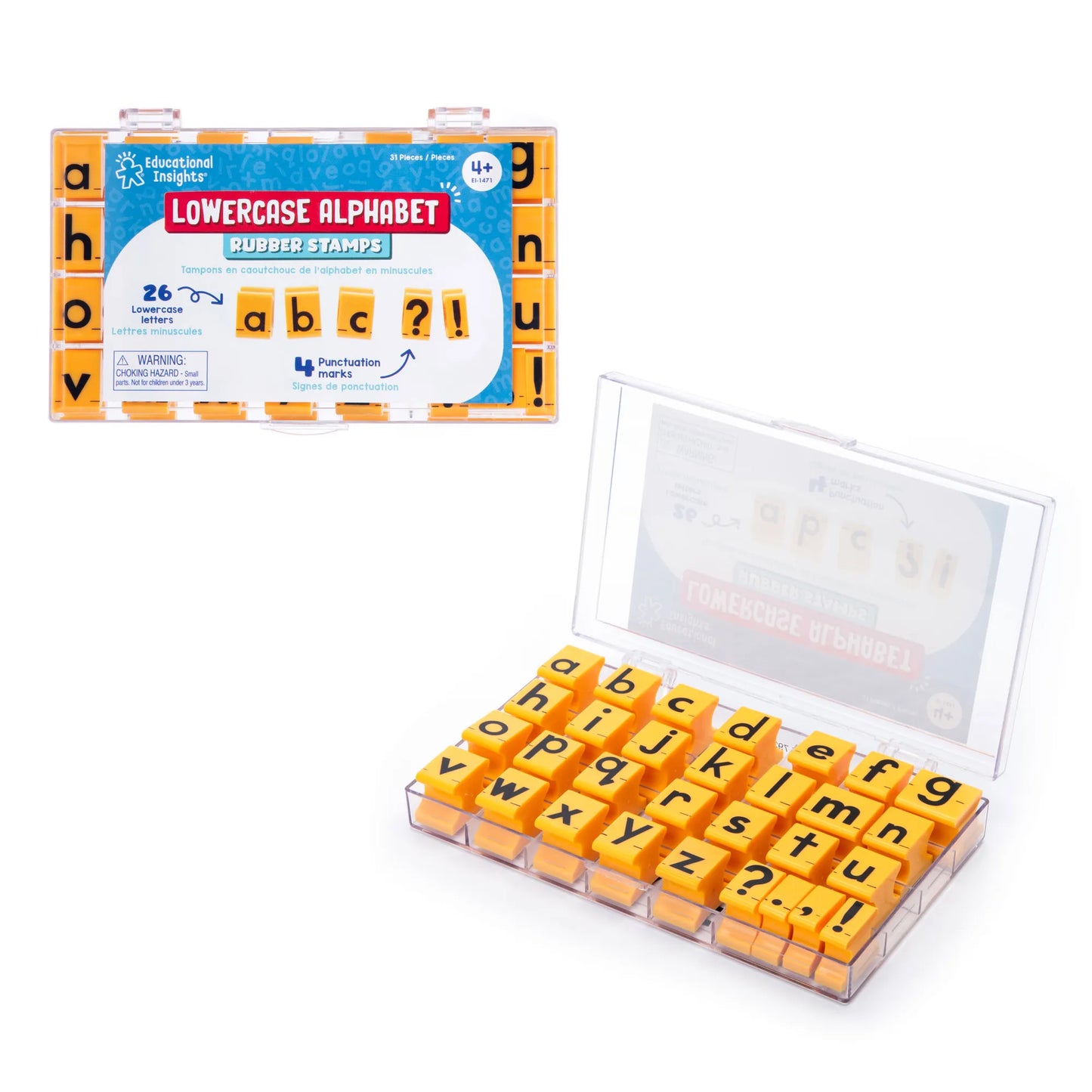 Alphabet Rubber Stamps — Lowercase 5/8"