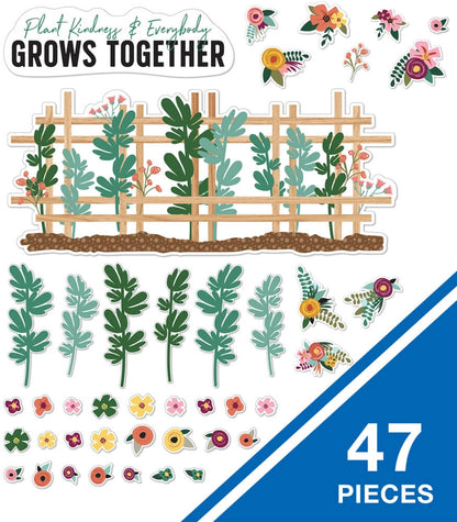Grow Together Plant Kindness & Everybody Grows Together Bulletin Board Set
