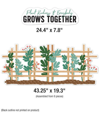 Grow Together Plant Kindness & Everybody Grows Together Bulletin Board Set