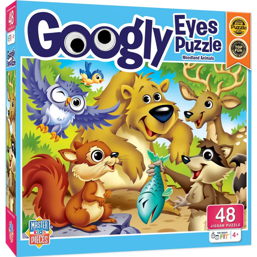 Googly Eyes - Woodland Animals 48 Piece Jigsaw Puzzle