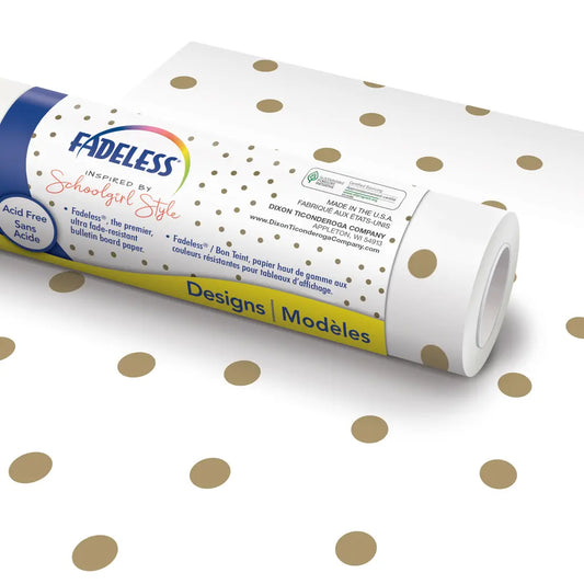 Schoolgirl Style Bulletin Board Paper, Little Miss, 47.25" x 50', 1 Roll
