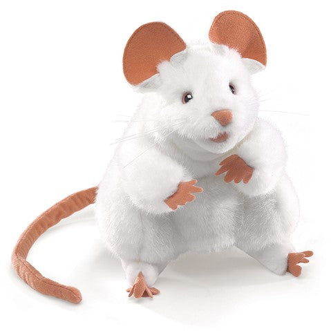 White mouse Puppet