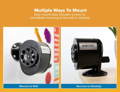 Manual Pencil Sharpener, Black