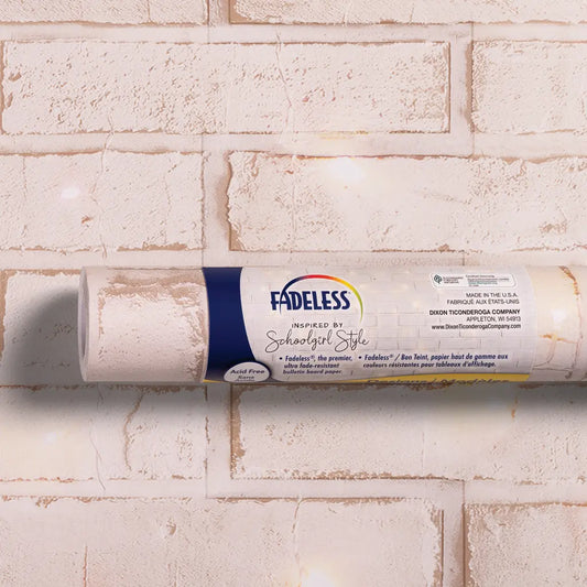 Schoolgirl Style Bulletin Board Paper, Cozy Vibes, 47.25" x 50', 1 Roll