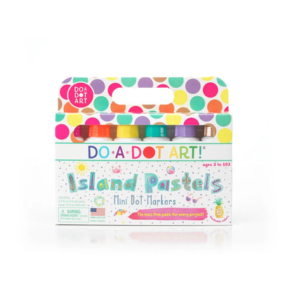 Do-A-Dot Mini Dots Island Pastels - 6ct