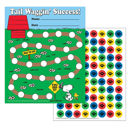 Peanuts Mini Reward Charts with Stickers