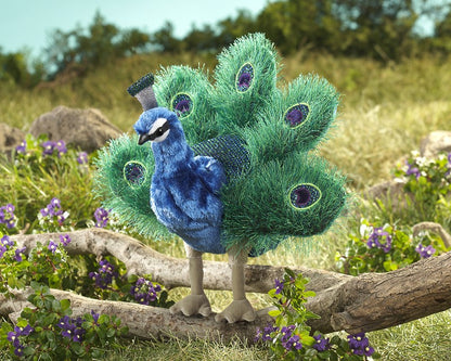 Peacock Small Puppet
