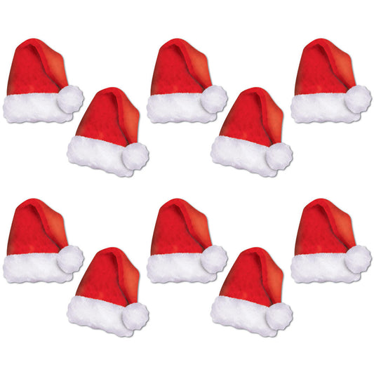 Mini Santa Hat Cutouts