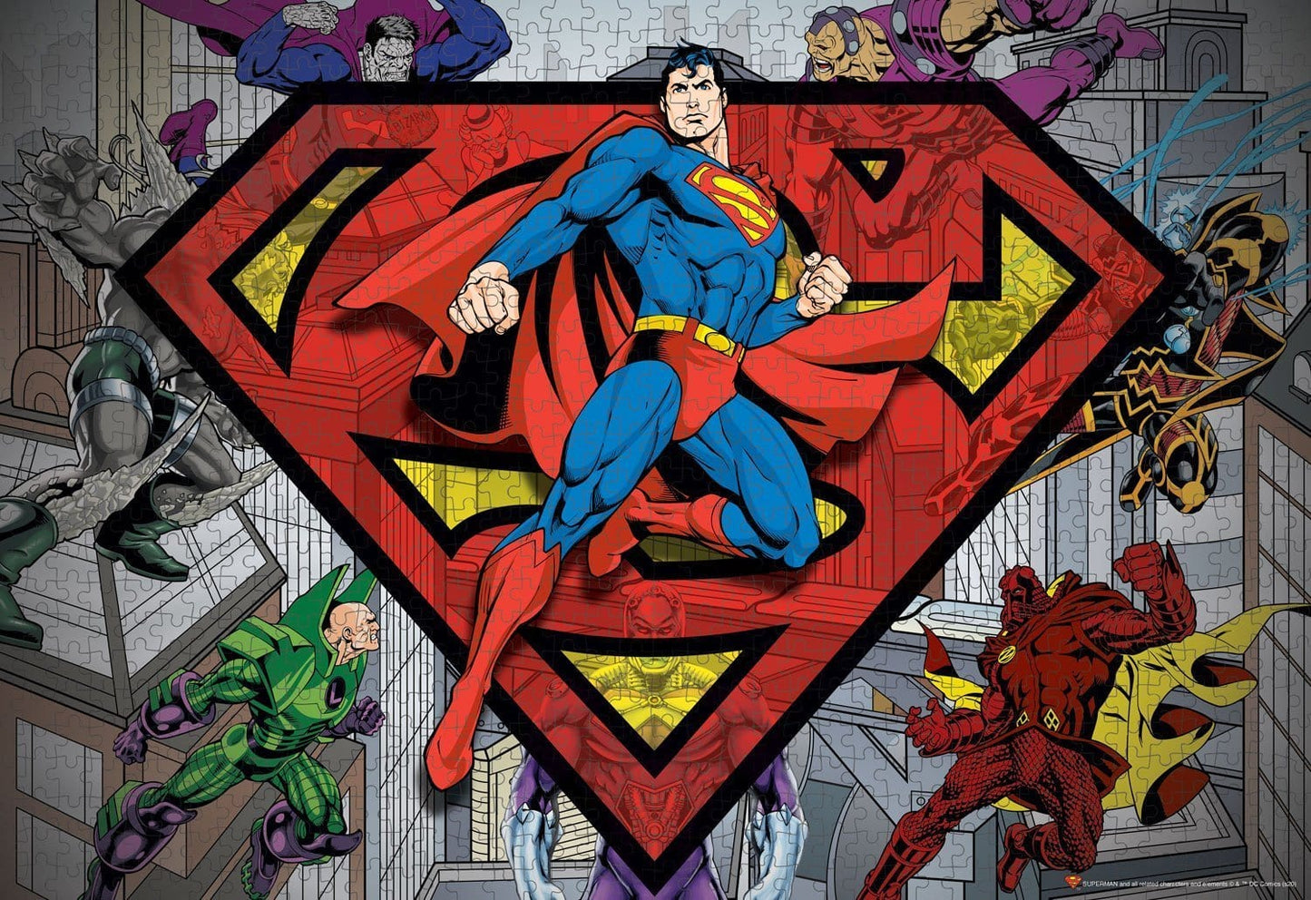 Superman & Villains 1000 Pcs Puzzle