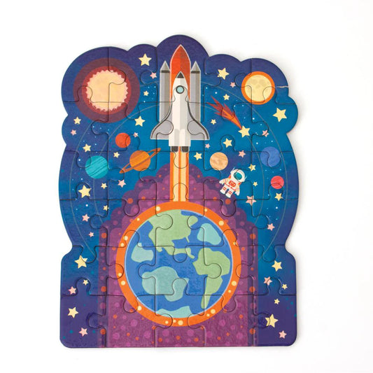 Space-Blast Off Mini Puzzle - Glow in the Dark