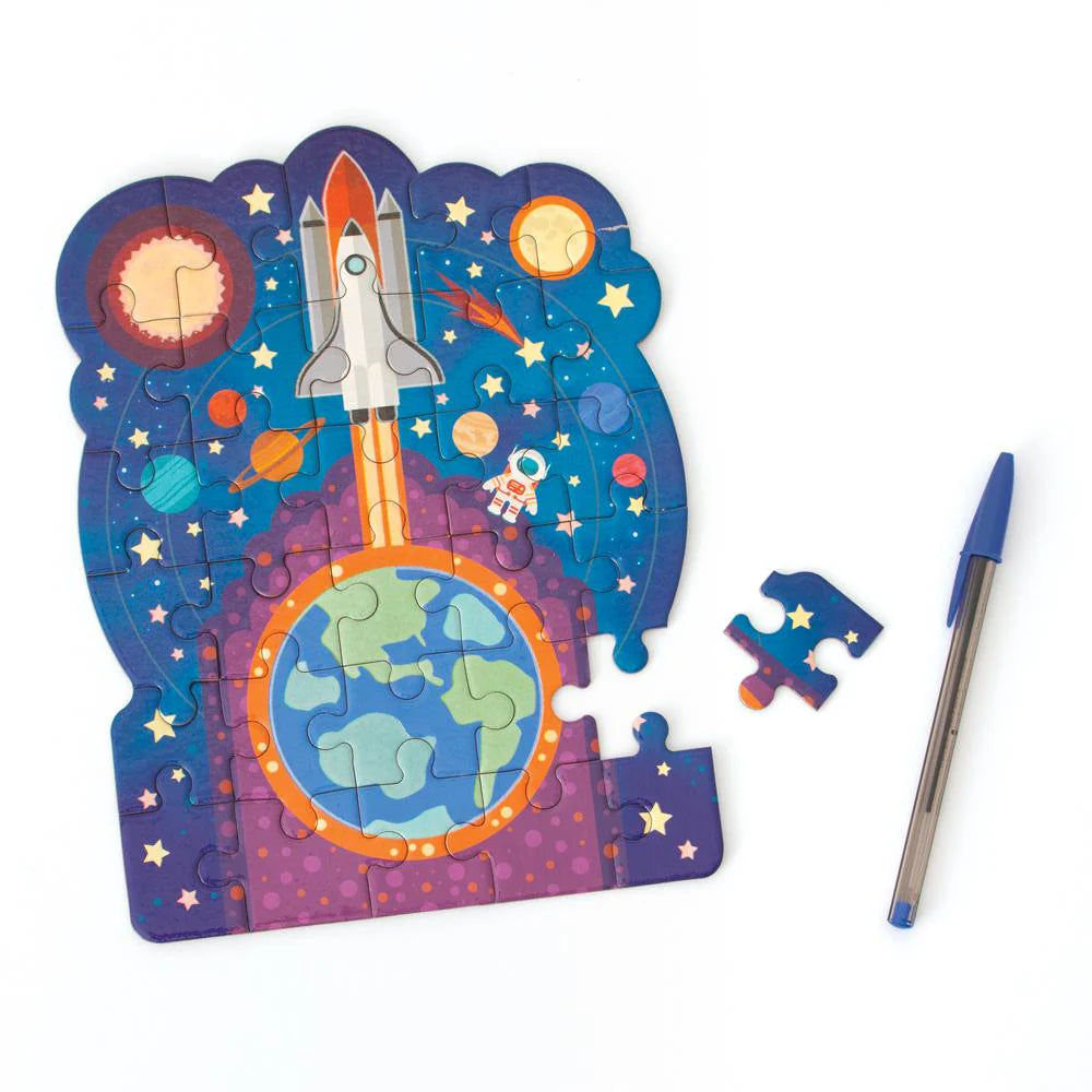 Space-Blast Off Mini Puzzle - Glow in the Dark