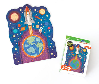 Space-Blast Off Mini Puzzle - Glow in the Dark