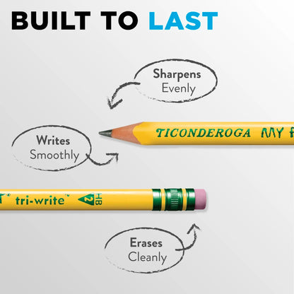 Ticonderoga My First Tri-Write Pencils 36pk