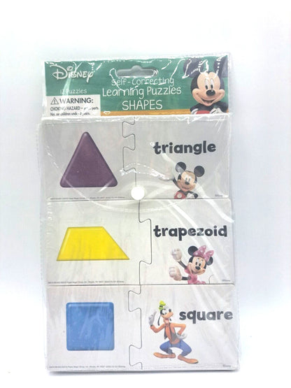 Mickeys Matching Shapes Self-Correcting Puzzles