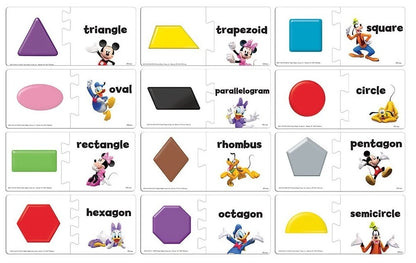 Mickeys Matching Shapes Self-Correcting Puzzles