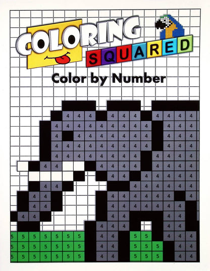 Super Coloring Squared Color By Number Rev.