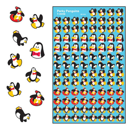 Perky Penguins superShapes Stickers