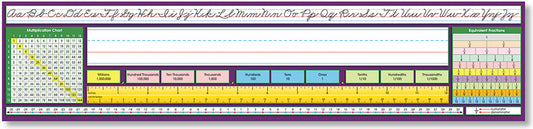 Adhesive Intermediate Traditional Cursive Desk Plates