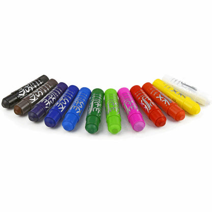 Kwik Stix Paint Sticks, Set of 12 Classic Colors